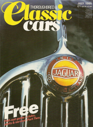THOROUGHBRED & CLASSIC CARS 1985 JULY - D8100, FLAT 6